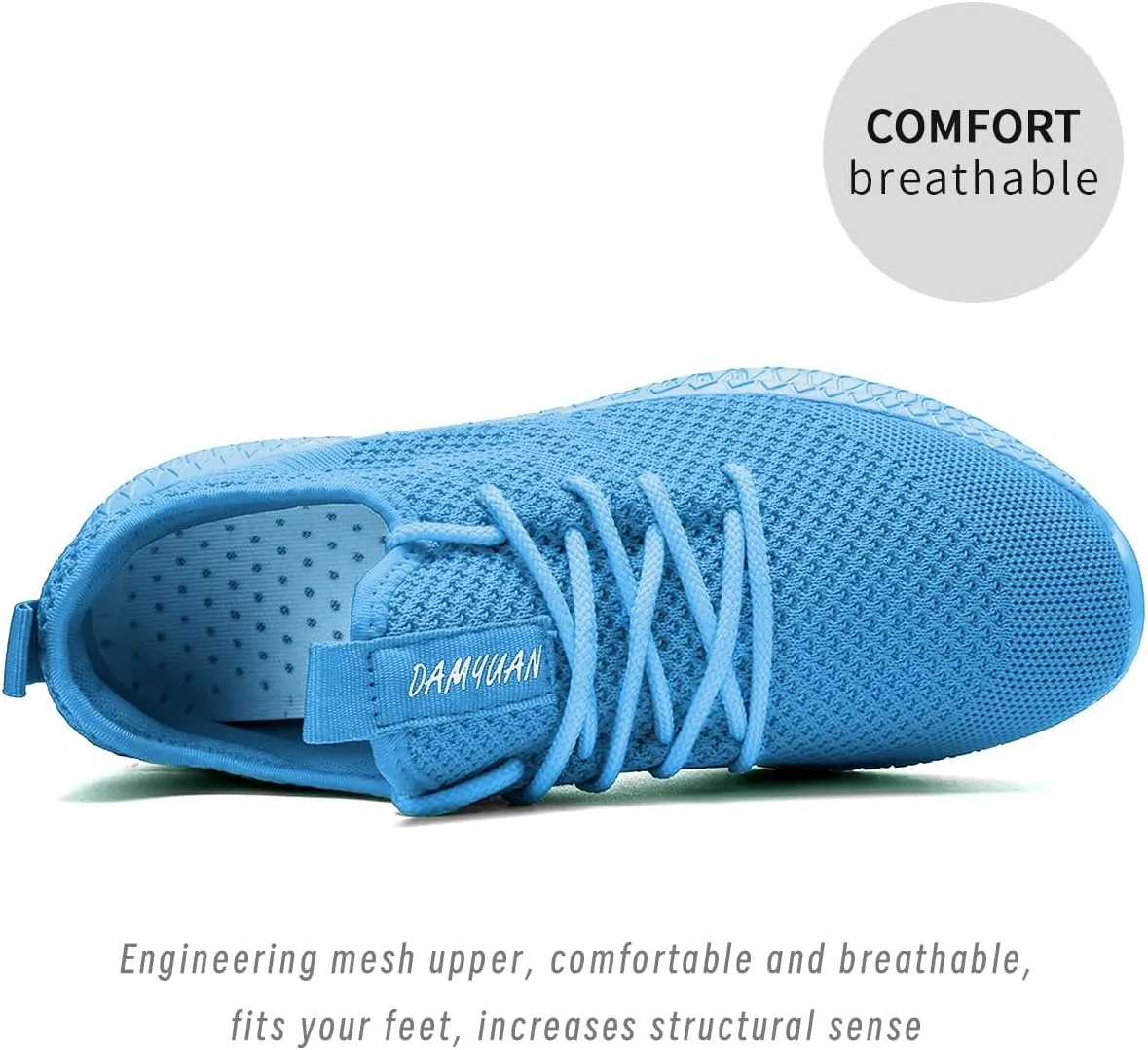 Womens Walking Running Shoes Sneakers Slip On Sport Tennis Athletic Gym Shoes Casual Lightweight Breathable Non Slip Workout Fashion Workout Trainers Shoe
