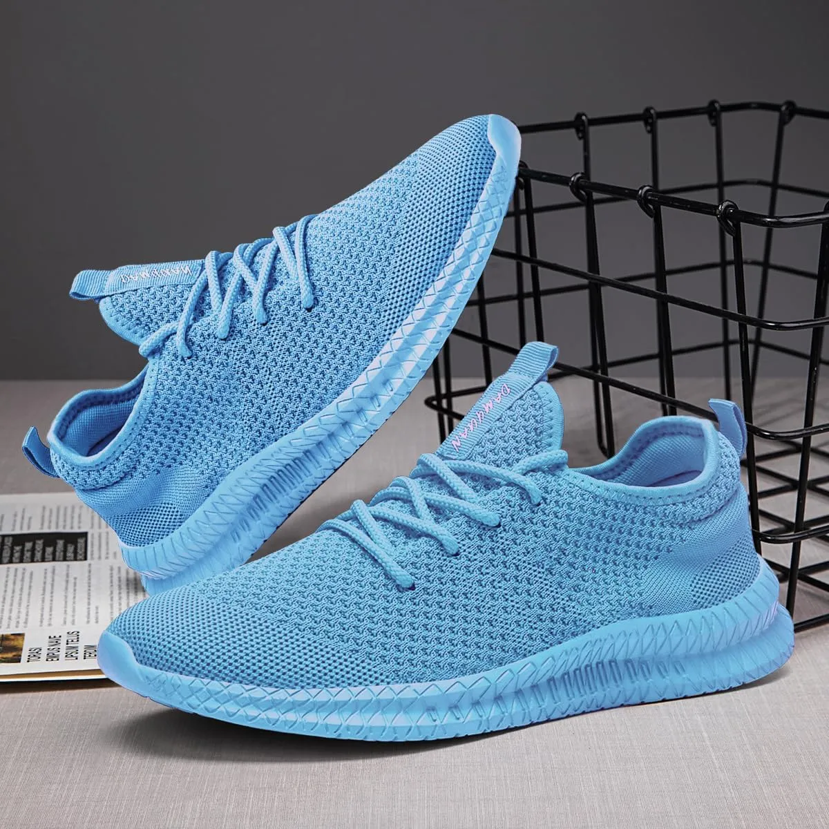 Womens Walking Running Shoes Sneakers Slip On Sport Tennis Athletic Gym Shoes Casual Lightweight Breathable Non Slip Workout Fashion Workout Trainers Shoe