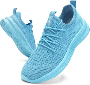Womens Walking Running Shoes Sneakers Slip On Sport Tennis Athletic Gym Shoes Casual Lightweight Breathable Non Slip Workout Fashion Workout Trainers Shoe