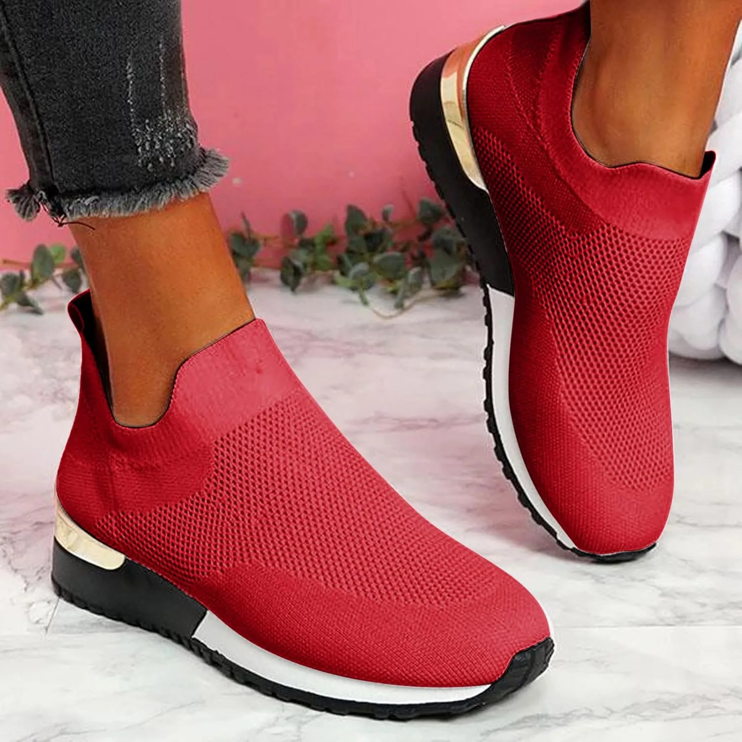 Womens White Platform Sneakers High Top Platform Shoes Fashion Canvas Mens Shoes Casual Dress Flat Loafers Women Shoes Women High Top Sneakers